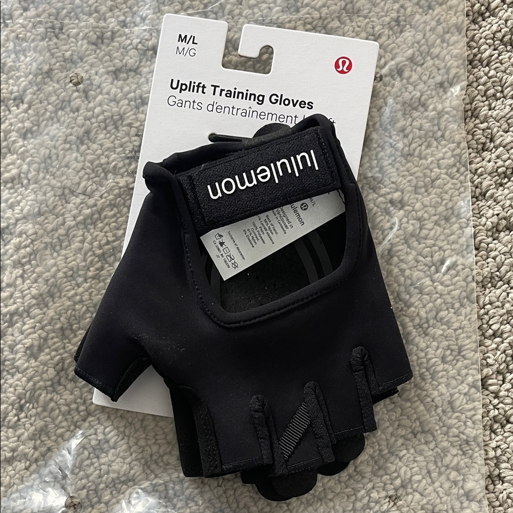 lululemon athletica Black Uplift Training Gloves